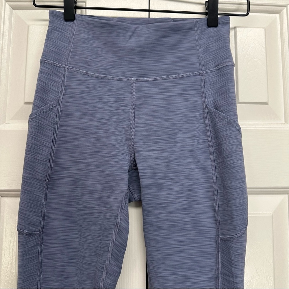 Lululemon Invigorate High-Rise Tight 25" in Heathered Water‎ Drop EUC - Picture 4 of 11